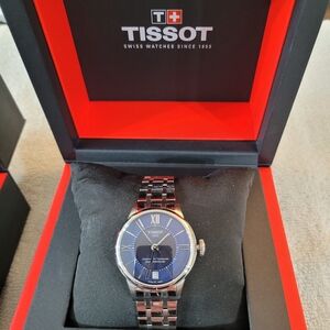 Tissot Classic Blue Dial with Silver Bracelet